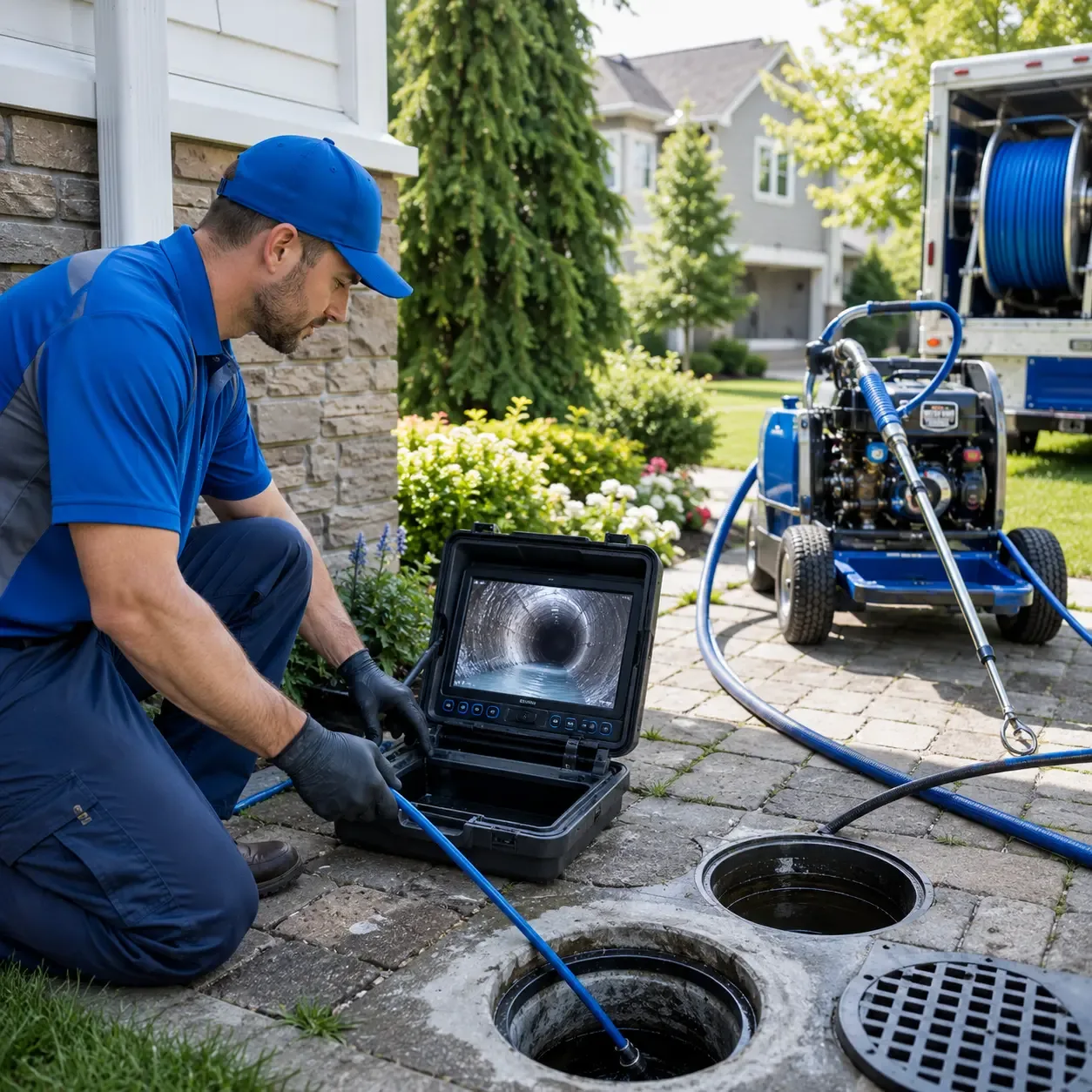 Outdoor drain cleaning professionals serving Danville, VT